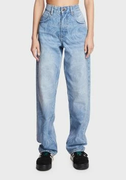 Front Page 15 BDG Laser Print Boyfriend Jeans