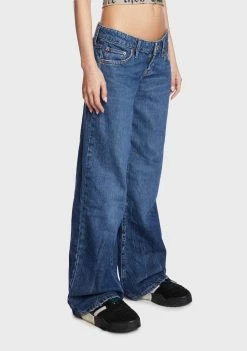 Brand new π BDG Dark Vintage Low Rise Puddle π Jeans Bottoms β 6 BDG Dark Vintage Low Rise Puddle Jeans Bottoms