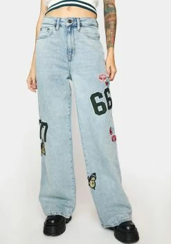 Front Page 23 BDG Patches Puddle Jean