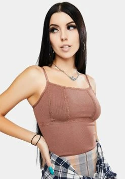 BDG Tops Phoebe Lace Trim Cami