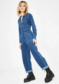Best Sale π BDG Denim Workwear Jumpsuit Jumpsuits & Rompers π 6 BDG Denim Workwear Jumpsuit Jumpsuits & Rompers