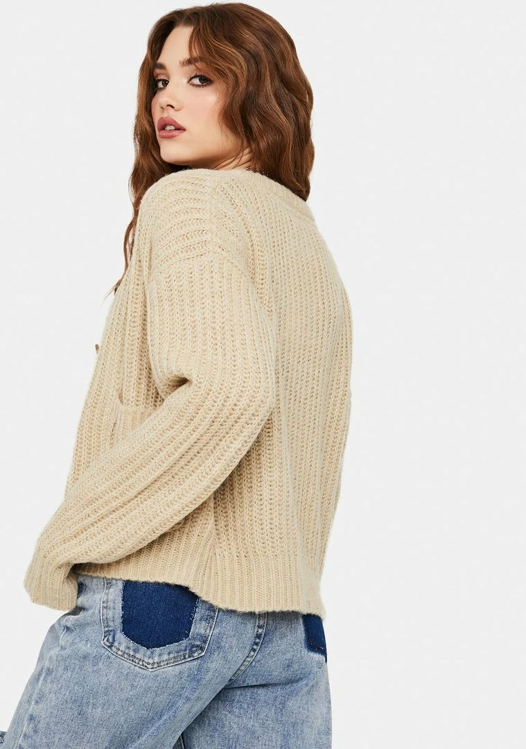 Promo π BDG Tops Melody Arran Crew Cardigan β 4 BDG Tops Melody Arran Crew Cardigan