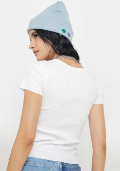 BDG Ribbed Scoop Neck Baby Tee