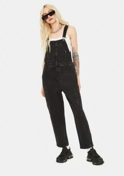 Deals βοΈ BDG Black Workwear Dungarees π 6 BDG Black Workwear Dungarees