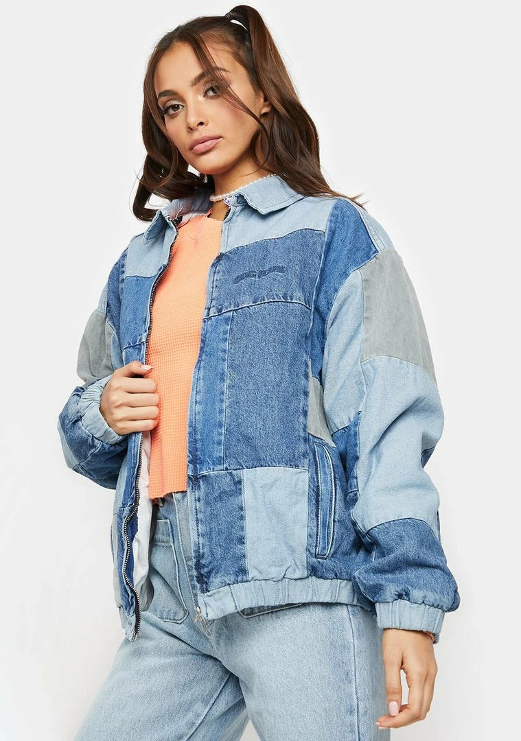 Wholesale π BDG Billy Patchwork Denim Jacket π 2 BDG Billy Patchwork Denim Jacket