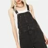 BDG Black Workwear Dungarees