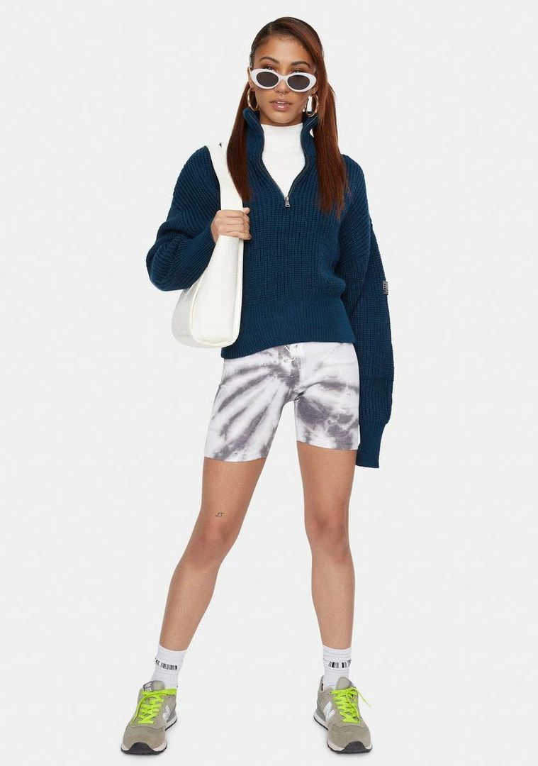 Best Sale β€οΈ BDG Blue Half Zip Fisherman Sweater π 3 BDG Blue Half Zip Fisherman Sweater