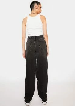 Wholesale π₯ BDG Destroyed Black Denim Baggy π Jeans Bottoms π 7 BDG Destroyed Black Denim Baggy Jeans Bottoms