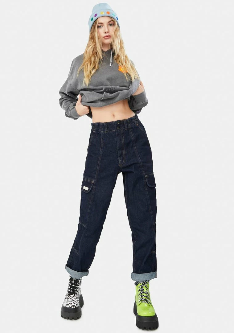 Promo π BDG Bottoms Dark Blue Blaine Skate π Jeans π 2 BDG Bottoms Dark Blue Blaine Skate Jeans