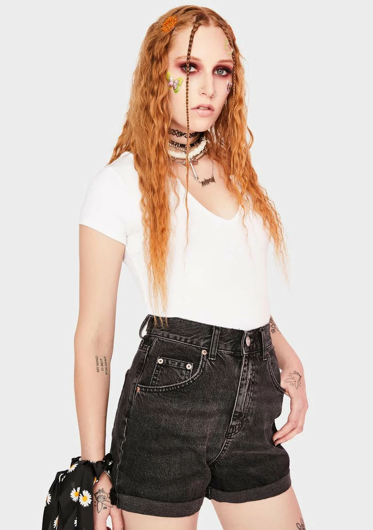 Flash Sale π BDG Rolled Hem Mom Shorts Bottoms π 2 BDG Rolled Hem Mom Shorts Bottoms