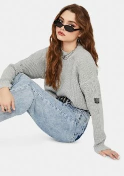 BDG Tops Fisherman Knit Sweater