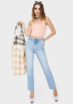 Coupon 🔔 BDG Tops Orange Bungee Strap Tube Top ❤️ 9 BDG Tops Orange Bungee Strap Tube Top