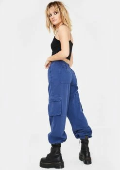 BDG Bottoms Raff Baggy Cuffed Cargo Pants