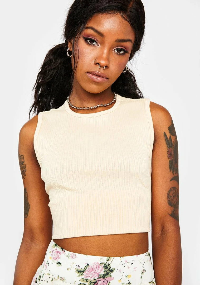 Best reviews of β¨ BDG Sand Amelia Rib Tank Top Tops π 1 BDG Sand Amelia Rib Tank Top Tops