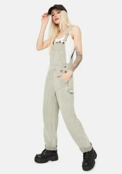 BDG Jumpsuits & Rompers Sage Green Corduroy Overalls