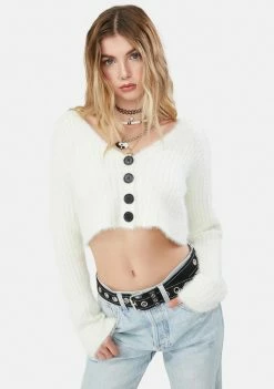 BDG Rochelle Fluffy Cardigan Tops