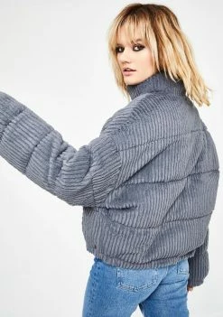 Promo ❤️ BDG Fluffy Corduroy Puffer Jacket ✨ 7 BDG Fluffy Corduroy Puffer Jacket