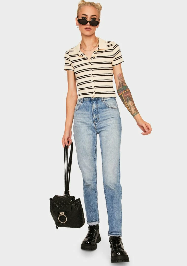 New π BDG Striped Short Sleeve Top Tops π€© 3 BDG Striped Short Sleeve Top Tops