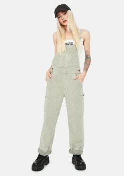 Best deal ✔️ BDG Jumpsuits & Rompers Sage Green Corduroy Overalls ⭐ 6 BDG Jumpsuits & Rompers Sage Green Corduroy Overalls