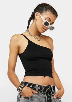 BDG Tops One Shoulder Tank Top
