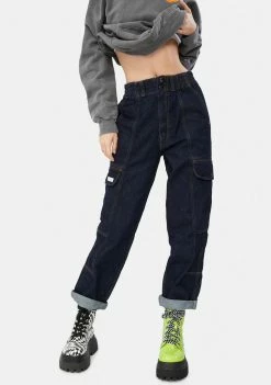 BDG Bottoms Dark Blue Blaine Skate Jeans